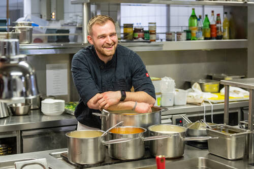 Täglich neue Kreationen des Küchenteams im Michels Wohlfühlhotel
