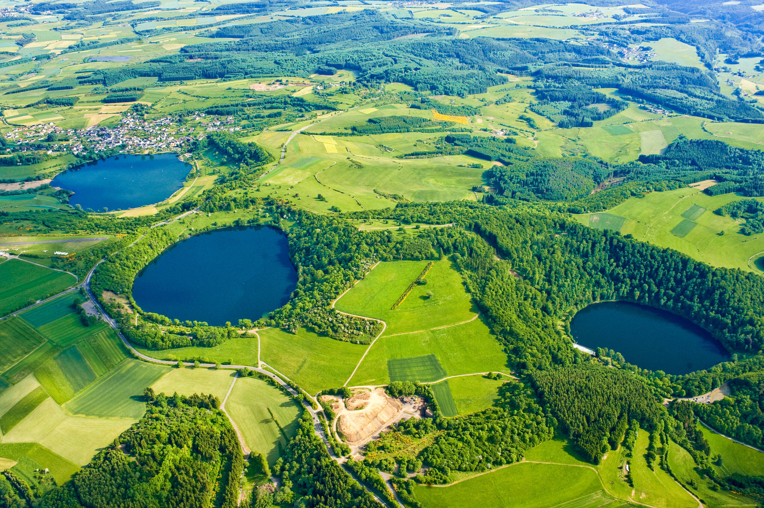 Dauner Maare   3 Maare auf einen Blick