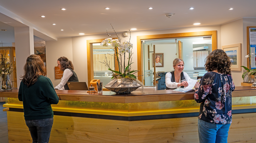 Michels Wohlfühlhotel Rezeption