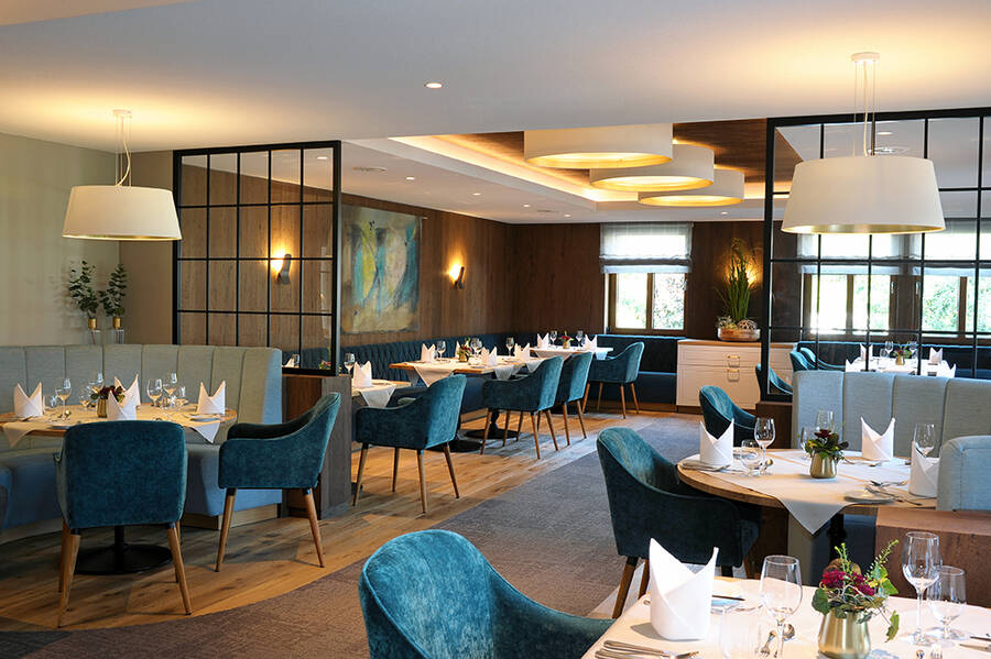 Neuer Restaurantbereich des Michels Wohlfühlhotels in der Vulkaneifel
