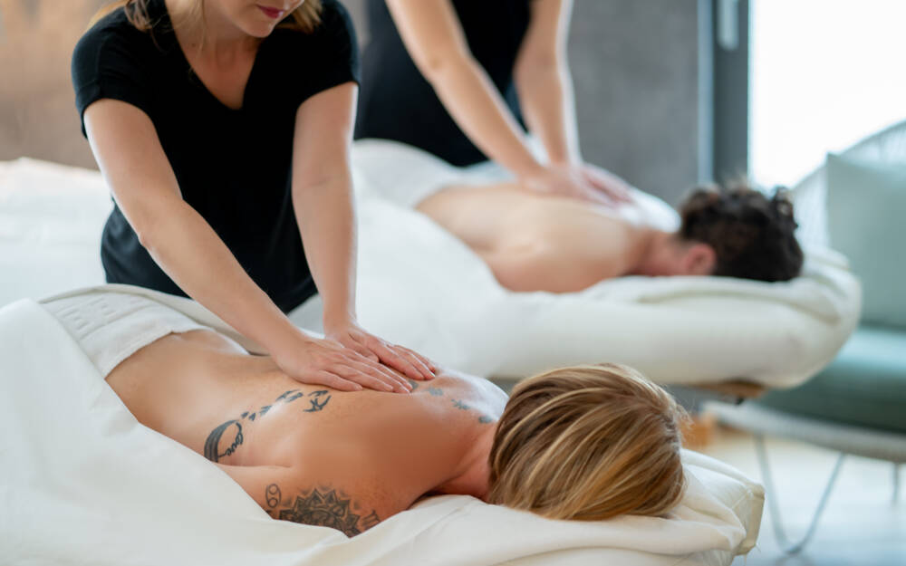 Ganzkörpermassage (50 min.) mit Aromaöl
