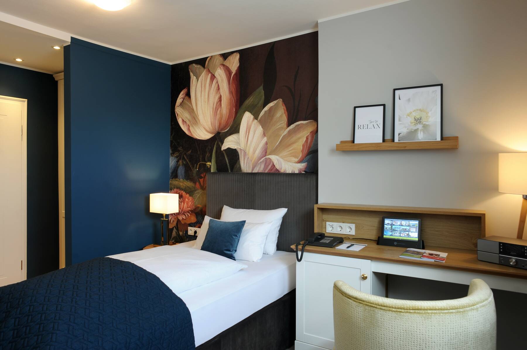 Modernes Einzelzimmer im Michels Wohlfühlhotel