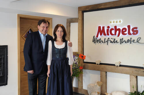 Die Hotelführer Herr und Frau Drayer des Michels Wohlfühlhotel in Schalkenmehren