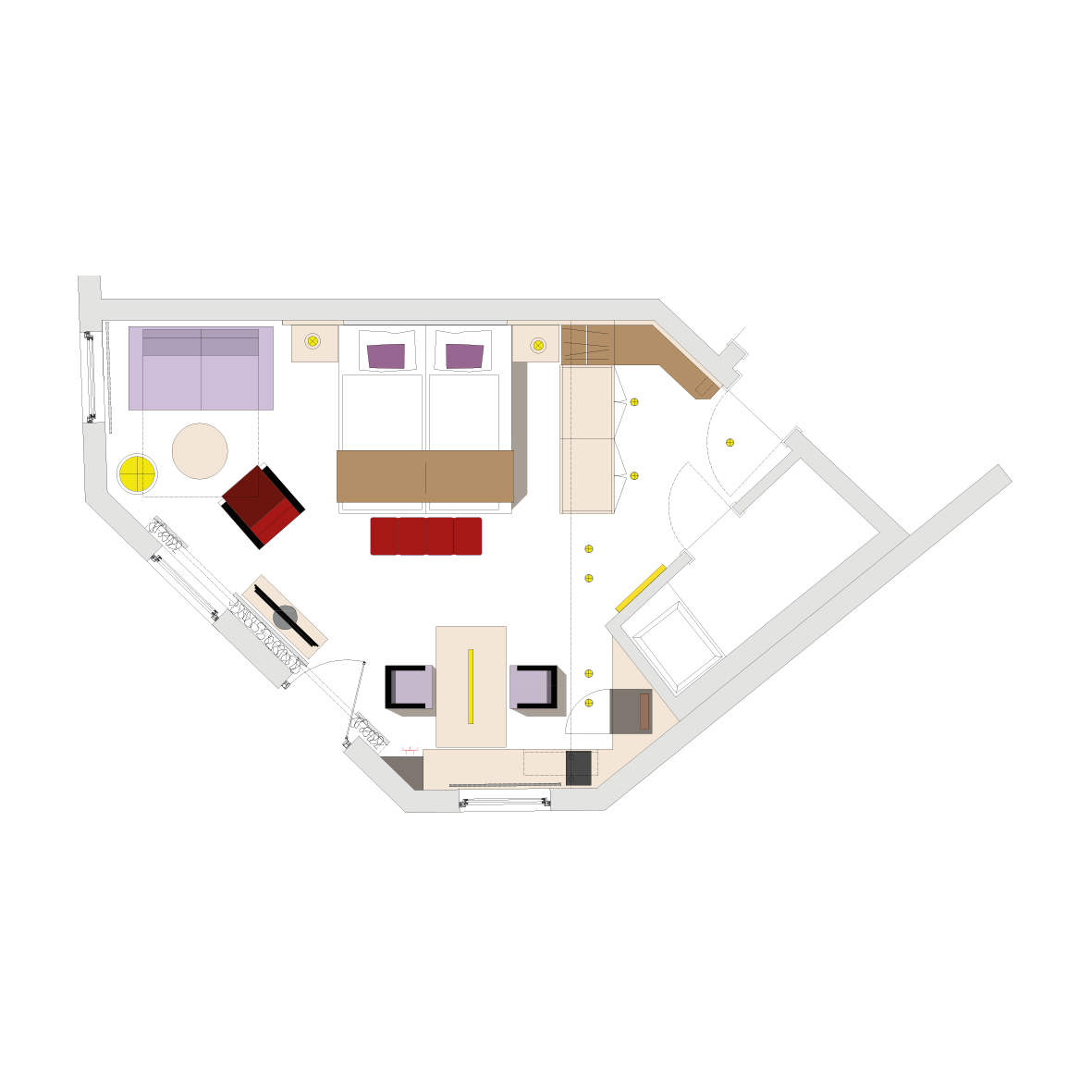 Grundriss Doppelzimmer Landhaus im Michels Wohlfühlhotel
