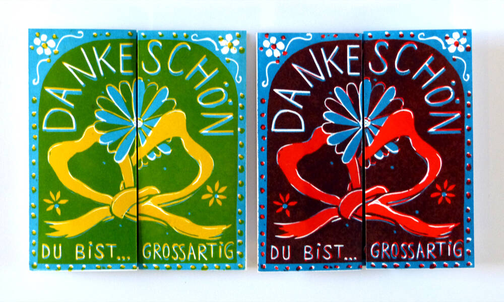 DANKESCHÖN Du bist großartig - Grußkarte