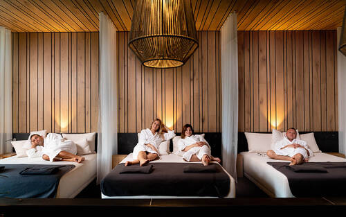 Ruheraum im WasserQuell nach einer Wellnessbehandlung im Michels Wohlfühlhotel
