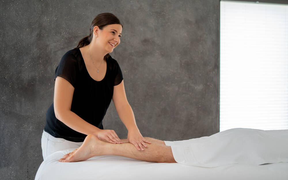 Fuß-Waden-Massage